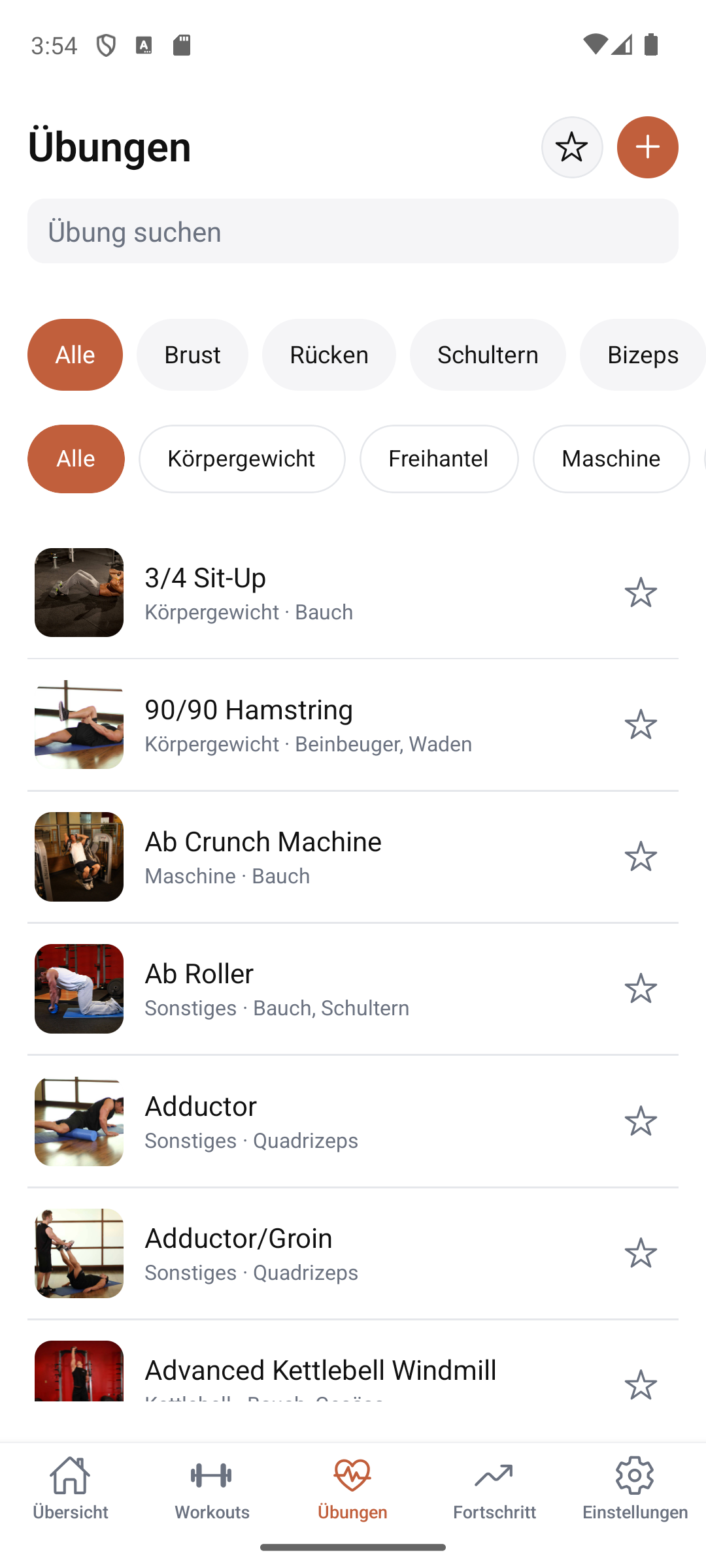 Übungen